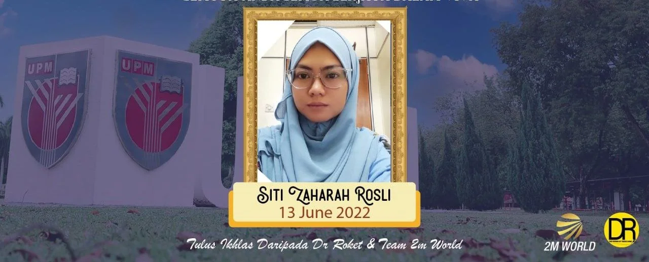 Disertasi / Tesis Viva ~ Dr. Siti Zaharah Rosli, PhD UPM
